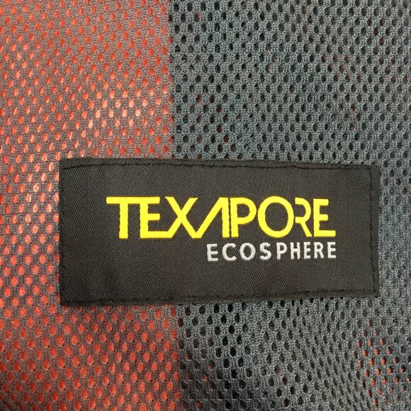 Jack Wolfskin Mens Medium Texapore Ecosphere Waterproof Hooded Jacket Orange - Picture 10 of 11